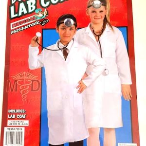 Kids Doctor's Lab Coat Size 8-10 medium